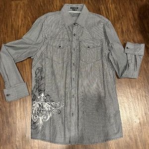 At Collins Directional Mens Shirt Size M